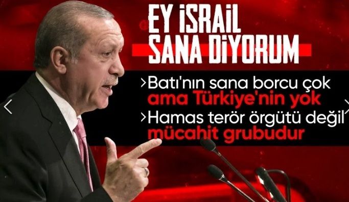 Ərdoğan: “HƏMAS terror təşkilatı deyil” - VİDEO