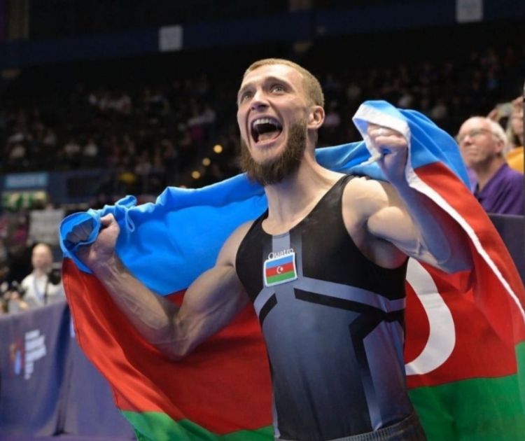 Azərbaycan gimnastı dünya çempionatında qızıl medal qazanıb