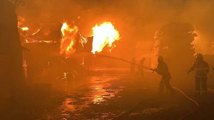 Bakıda inşaat materialları bazarındakı yanğınla bağlı  cinayət işi başlanıb