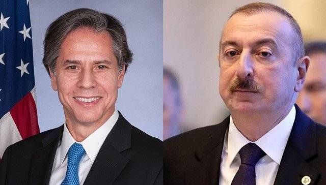 Antoni Blinken Prezident İlham Əliyevə zəng edib