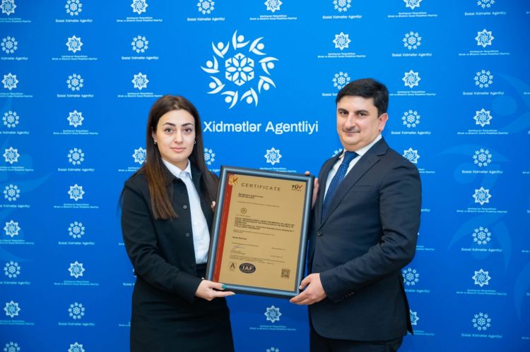 Sosial Xidmətlər Agentliyi 2 istiqamət üzrə ISO sertifikatlarına layiq görülüb - FOTO