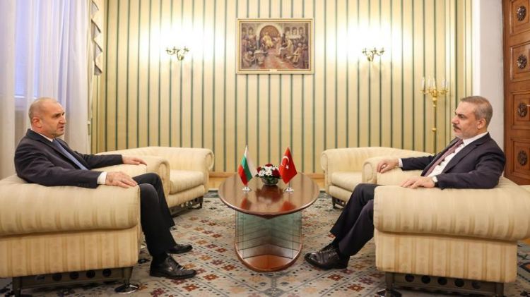 Hakan Fidan Bolqarıstan Prezidenti ilə görüşüb