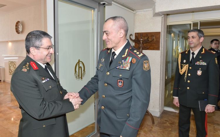 Hikmət Mirzəyev Türkiyənin ordu generalı ilə görüşüb - FOTO