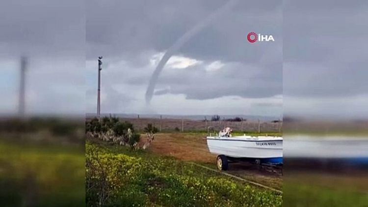 Türkiyədə nəhəng tornado HƏYƏCANI - VİDEO