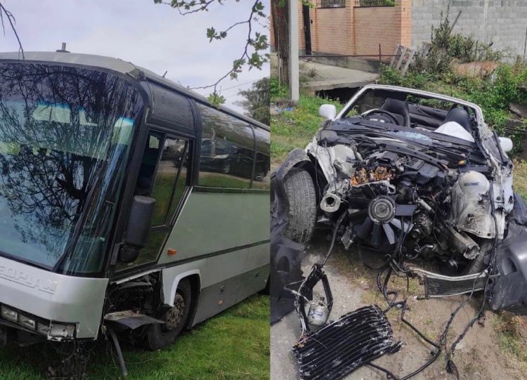 Abxaziyada rusiyalı turistləri daşıyan avtobus qəzaya uğrayıb