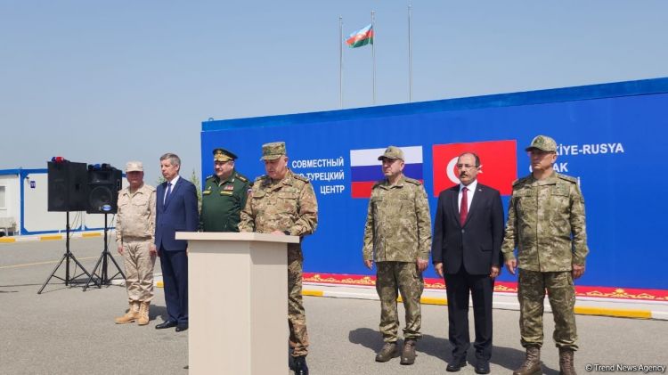 Türkiyə-Rusiya Birgə Monitorinq Mərkəzinin bağlanış mərasimi keçirilib - FOTO Türkiyə-Rusiya Birgə Monitorinq Mərkəzinin bağlanış mərasimi keçirilib - FOTO
