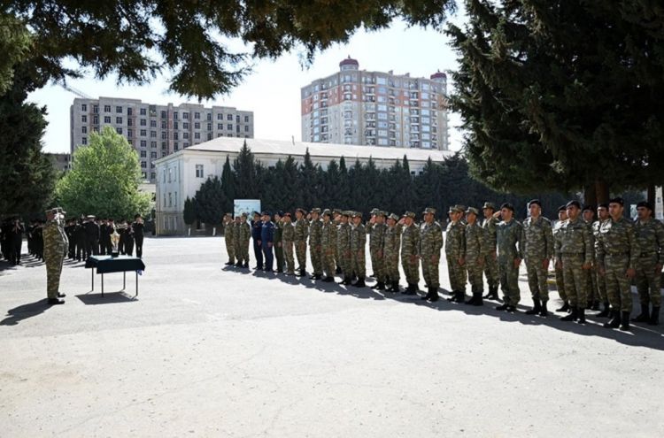 Azərbaycan Ordusunda hərbiləşdirilmiş kross birinciliyi keçirilib -FOTO