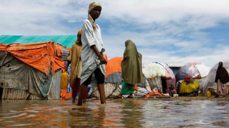 Somalidə leysan yağışlar səbəbindən ən az 8 min insan evlərini tərk edib