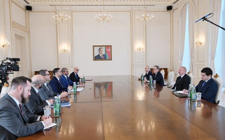 Prezident ATƏT-in fəaliyyətdə olan sədrini qəbul edib - FOTO - Yenilənib Prezident ATƏT-in fəaliyyətdə olan sədrini qəbul edib - FOTO - Yenilənib