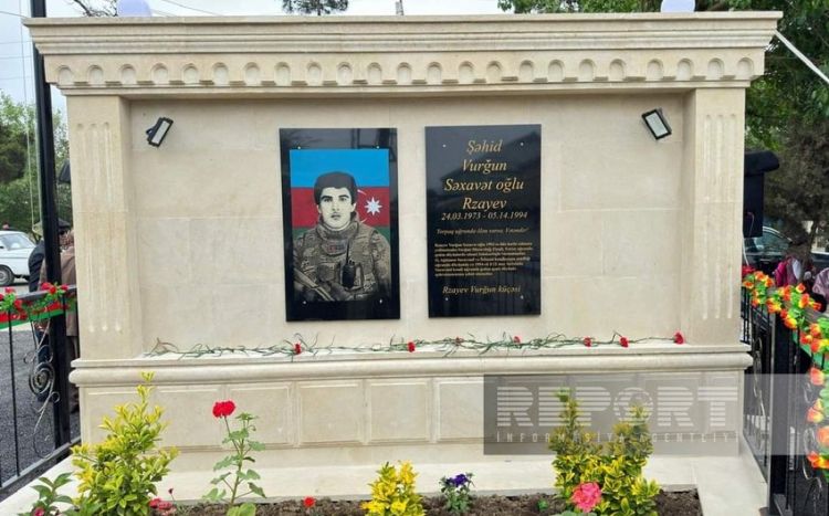Biləsuvarda Birinci Qarabağ müharibəsi şəhidinin Xatirə kompleksi açılıb - FOTO Biləsuvarda Birinci Qarabağ müharibəsi şəhidinin Xatirə kompleksi açılıb - FOTO