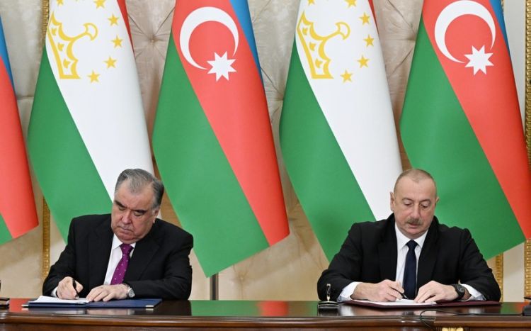 Azərbaycan və Tacikistan arasında yeddi sənəd imzalanıb - FOTO