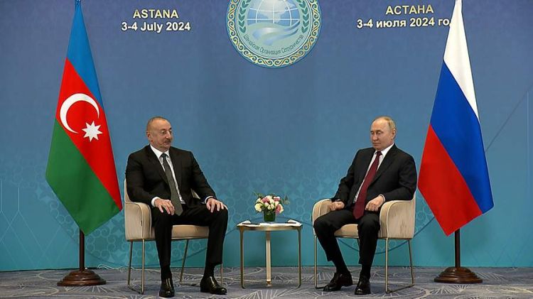 Astanada İlham Əliyevin Vladimir Putinlə görüşü olub - FOTO/VİDEO - Yenilənib