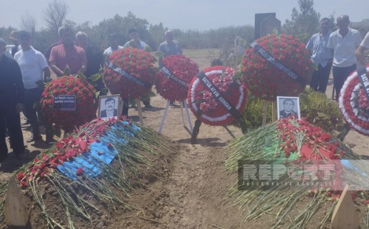 Saatlıda Birinci Qarabağ müharibəsinin daha iki şəhidi dəfn edilib -  YENİLƏNİB