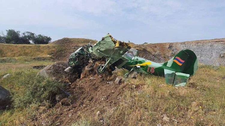 Ermənistanda təyyarə qəzaya uğrayıb, ölənlər var