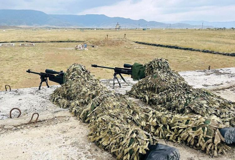 Azərbaycan Ordusunda "Snayper hazırlığı" kursu keçirilib - FOTO