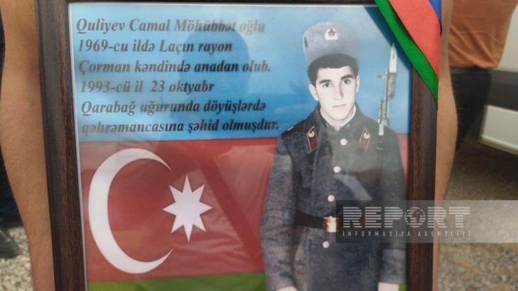 Birinci Qarabağ müharibəsinin şəhidi Camal Quliyev Laçında dəfn edilib -  YENİLƏNİB