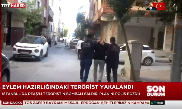 İstanbulda İŞİD terrorçusunun qanlı planı pozuldu