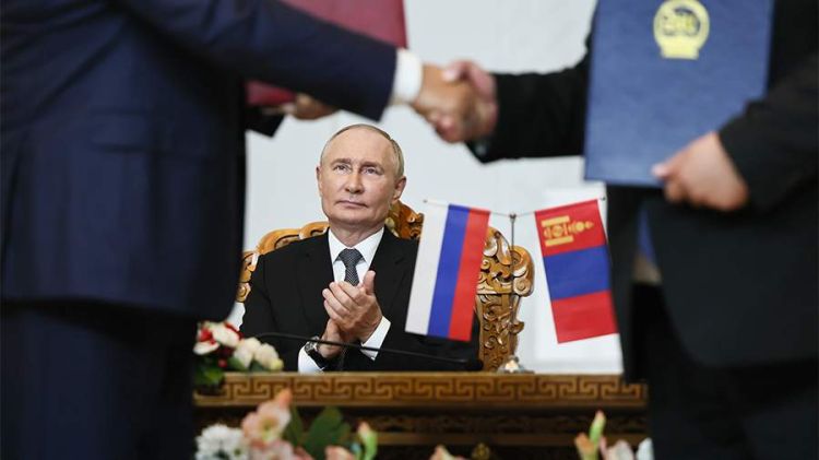 Putin Monqolustana səfərini başa vurub