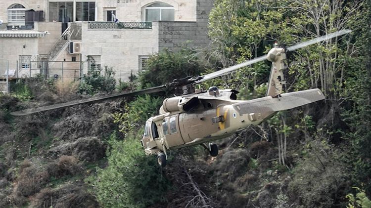 İsrail ordusunun helikopteri Qəzzada qəzaya uğrayıb, iki hərbçi həlak olub