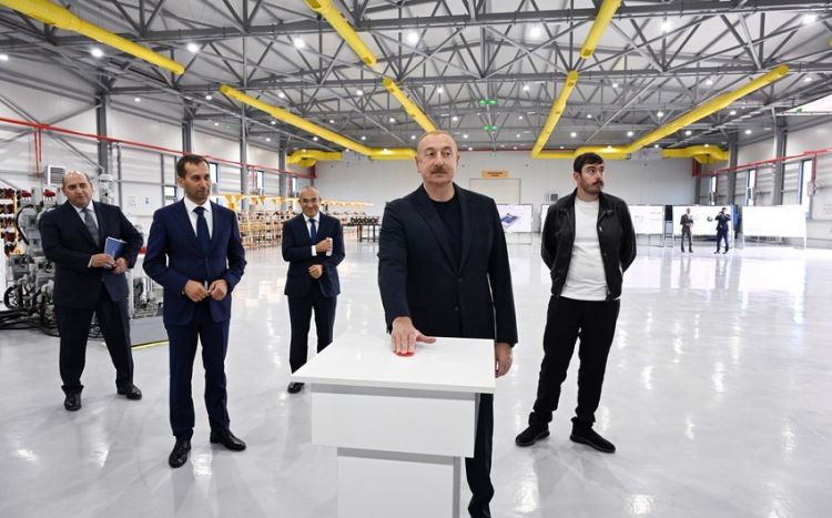 İlham Əliyev yeni zavodların açılışlarında iştirak edib - FOTO