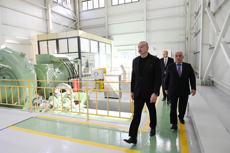 Zəngilanda “Sarıqışlaq” Su Elektrik Stansiyası istifadəyə verilib - YENİLƏNİB Zəngilanda “Sarıqışlaq” Su Elektrik Stansiyası istifadəyə verilib - YENİLƏNİB