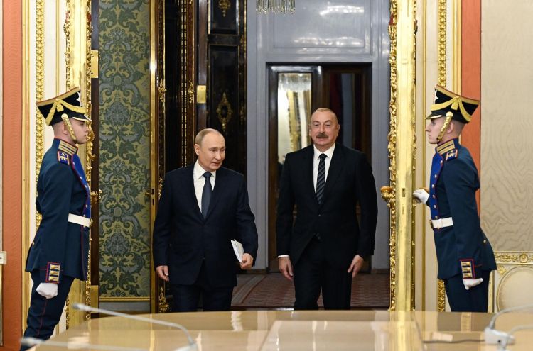Moskvada İlham Əliyevin Vladimir Putinlə görüşü olub - FOTO - Yenilənib Moskvada İlham Əliyevin Vladimir Putinlə görüşü olub - FOTO - Yenilənib