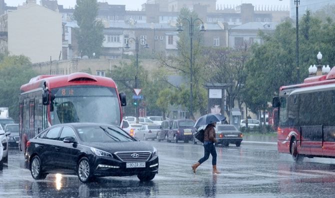 Növbəti iki gün yağış yağacaq -  XƏBƏRDARLIQ