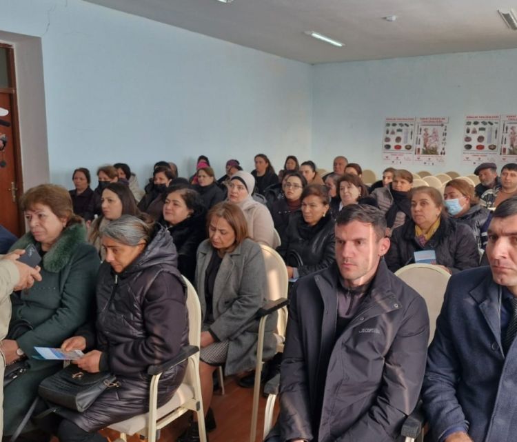 BAMF-ın Maarifləndirmə Qrupu Hindarxı qəsəbəsində əhaliylə görüş keçirib -FOTO