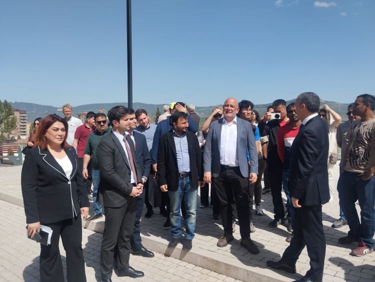 Beynəlxalq səyyahlar Xankəndidə -  FOTO  Beynəlxalq səyyahlar Xankəndidə -  FOTO