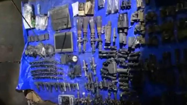 Şimali İraqda terrorçuların istifadə etdiyi mağara dağıdılıb