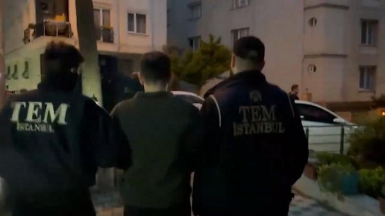 İstanbulda terror əməliyyatı: 5 şübhəli tutuldu