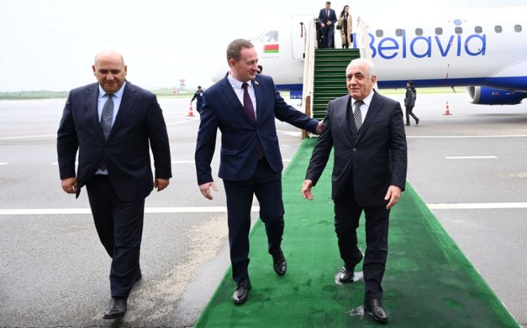 Belarusun Baş naziri Ağdama gəlib