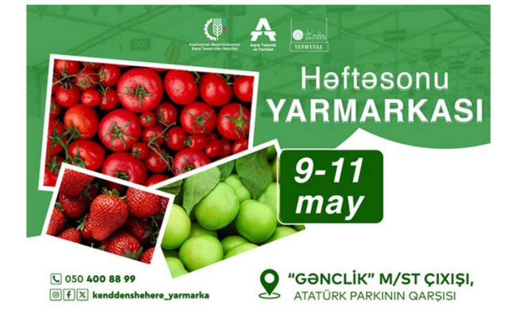 "Kənddən Şəhərə” yarmarkası təşkil olunacaq