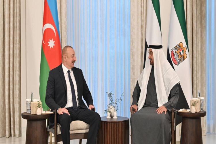 BƏƏ Prezidenti Şeyx Məhəmməd bin Zayed Al Nəhyan Prezident İlham Əliyevə zəng edib