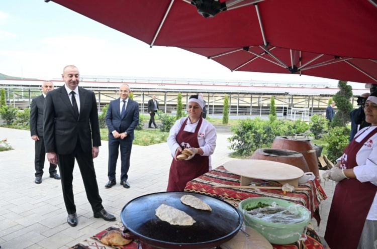 "Qoç Ət" Kəndli Fermer Təsərrüfatı MMC-nin Xanabad kəndində heyvandarlıq kompleksinin açılışı olub