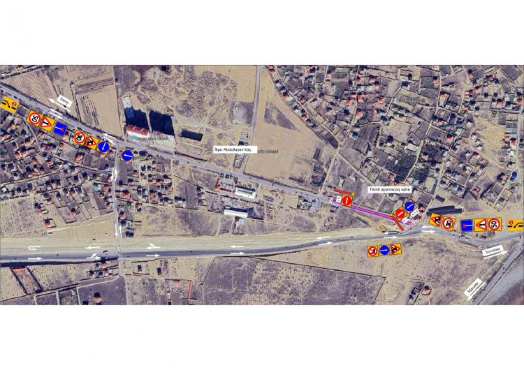 Sabahdan Bakının bu küçəsində avtomobillə hərəkət  tam məhdudlaşdırılacaq