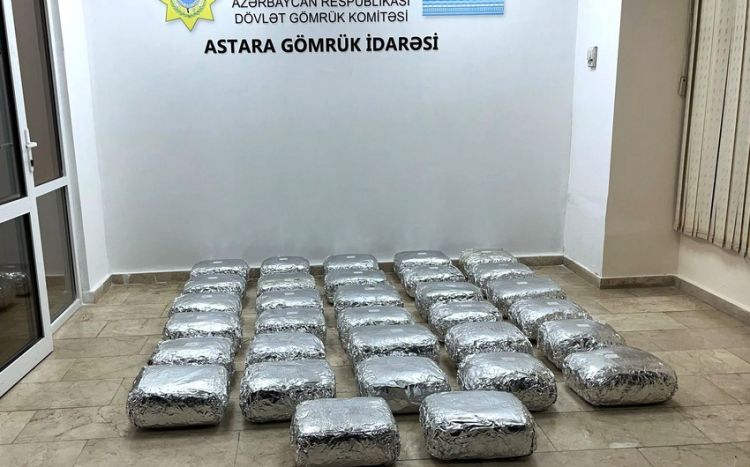 "Brokoli və kahı” yükünün içərisindən 118 kq marixuana aşkar edilib