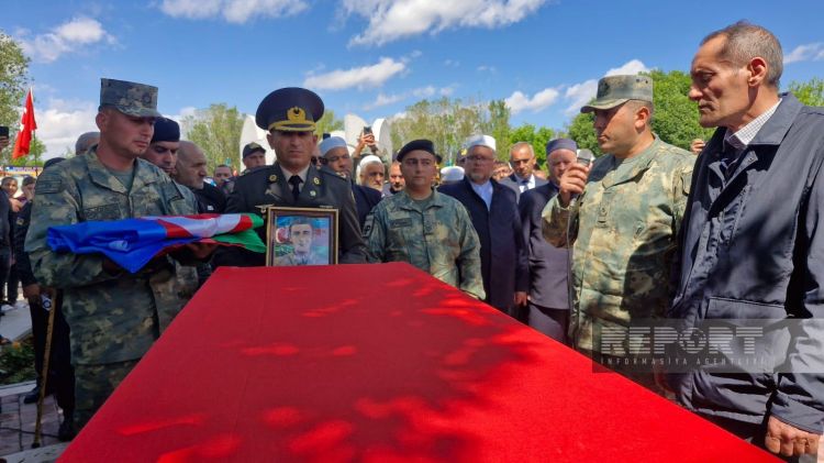 Şərurda Birinci Qarabağ müharibəsinin şəhidi Muxtar Məmmədov dəfn edilib - FOTO
