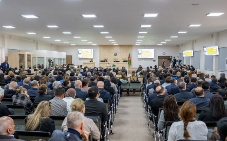 Beynəlxalq insan hüquqları müdafiəsi təşkilatının Ermənistan ordusunun cinayətləri ilə bağlı hesabatı məhkəmədə nümayiş olunub