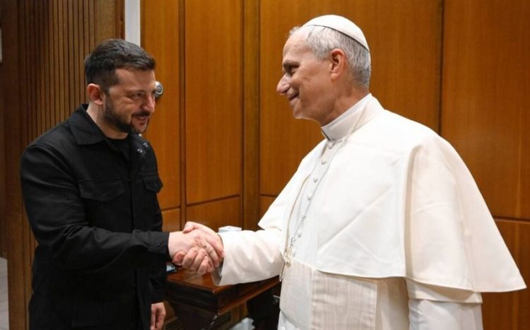 Roma Papası Zelenski ilə görüşüb