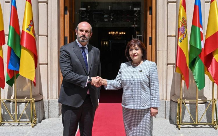 Sahibə Qafarova İspaniya Senatının sədri ilə görüşüb - FOTO