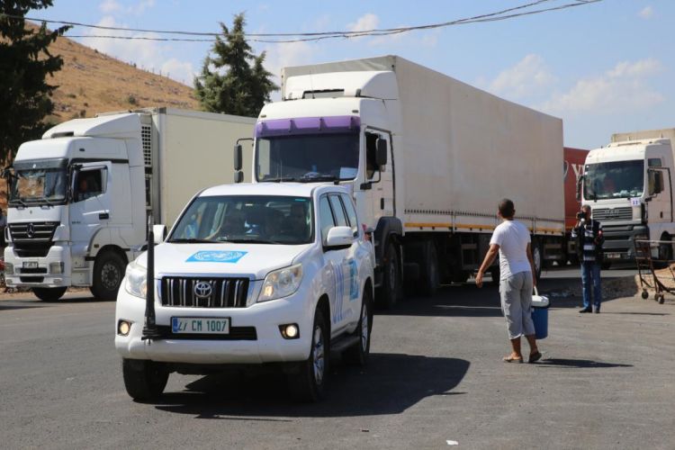 İsrail 93 yardım maşınının Qəzzaya daxil olduğunu bildirib