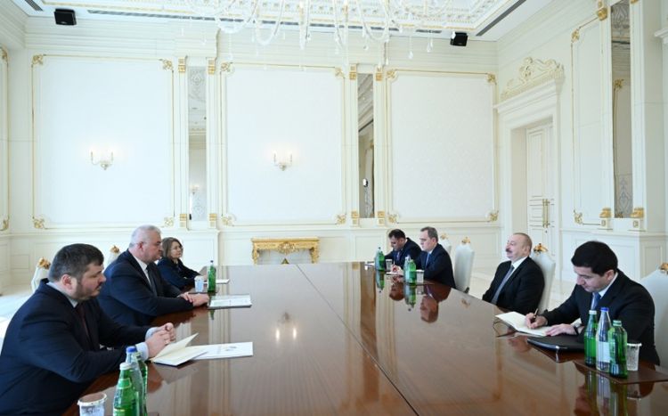 Prezident İlham Əliyev Andrey Sibiqanı qəbul edib - FOTO