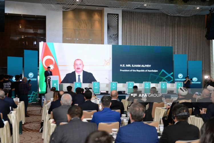 Prezident İlham Əliyevin islamofobiya ilə bağlı beynəlxalq konfransın iştirakçılarına  MÜRACİƏTİ