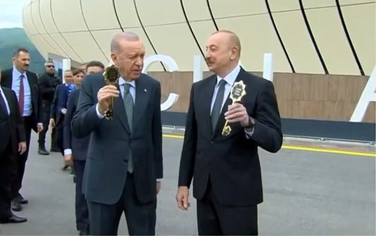 Laçın Beynəlxalq Hava Limanının açılış mərasimi keçirilib -  VİDEO - YENİLƏNİB