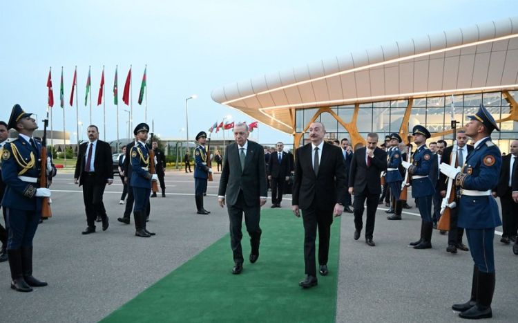 Rəcəb Tayyib Ərdoğanın Azərbaycana səfəri başa çatıb - FOTO