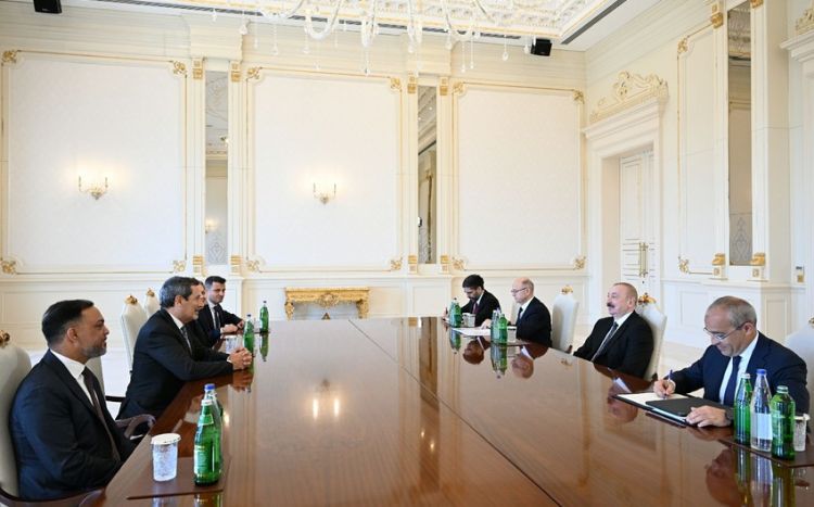 İlham Əliyev "Schlumberger Overseas S.A" şirkətinin baş icraçı direktorunu qəbul edib - YENİLƏNİB