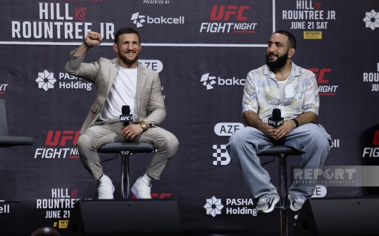 Tanınmış MMA idmançıları Bakıda azarkeşlərlə görüşüblər
