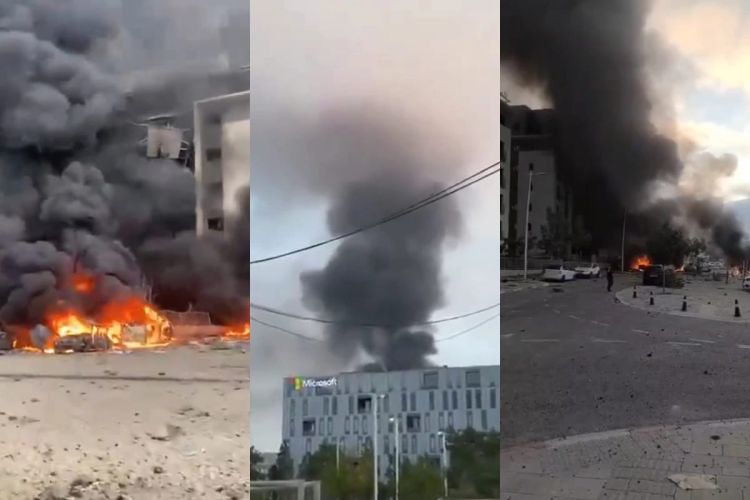İran İsrailə superağır raket və PUA-larla yeni hücuma başladı