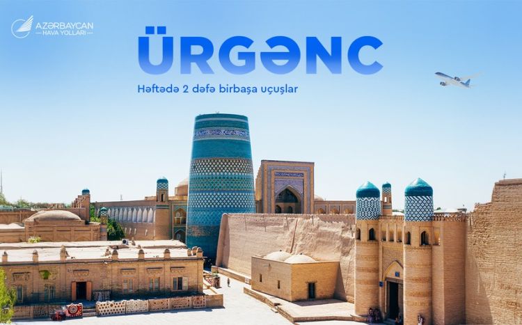 AZAL Ürgəncə müntəzəm uçuşları bərpa edir  
